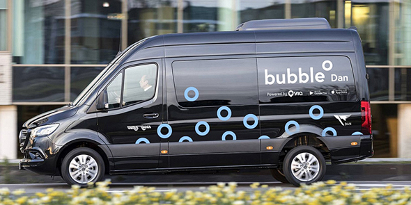 A Bubble van. Photo: Dan Bus Company