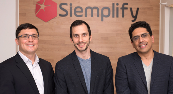 Siemplify's co-founders Alon Cohen, Amos Stern, and Garry Fatakhov. Photo:Siemplify Siemplify's co-founders Alon Cohen, Amos Stern, and Garry Fatakhov. Photo:Siemplify