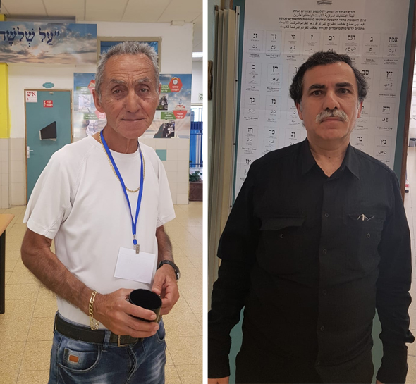 מימין: שמחה יצחקוב ושלמה בנימיני מימין: שמחה יצחקוב ושלמה בנימיני