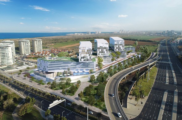An illustration of the new Wix campus being built in Tel Aviv. Photo: Courtesy