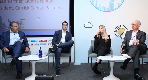 מימין: קן ברונפין, סיון שמרי־דהן, רוב דילייני ויונתן לוונדר