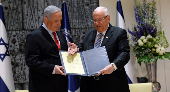 נשיא המדינה ראובן ריבלין ורה"מ בנימין נתניהו במשכן הנשיא נשיא המדינה ראובן ריבלין ורה"מ בנימין נתניהו במשכן הנשיא