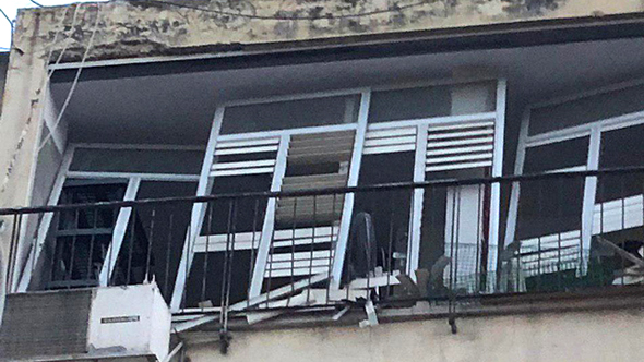 בית באשדוד לאחר פגיעת רקטה, בסבב ההסלמה האחרון בית באשדוד לאחר פגיעת רקטה, בסבב ההסלמה האחרון