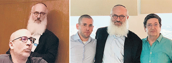 צילומי המו"מ עם המשקיעים החדשים בכלל (מימין): מורי ארקין, אלשטיין וניר ארקין; (משמאל) אלשטיין ואייל לפידות צילומי המו"מ עם המשקיעים החדשים בכלל (מימין): מורי ארקין, אלשטיין וניר ארקין; (משמאל) אלשטיין ואייל לפידות