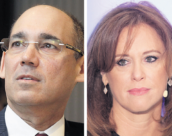 מימין: נגיד בנק ישראל אמיר ירון ומנכ"לית בנק לאומי רקפת רוסק עמינח מימין: נגיד בנק ישראל אמיר ירון ומנכ"לית בנק לאומי רקפת רוסק עמינח