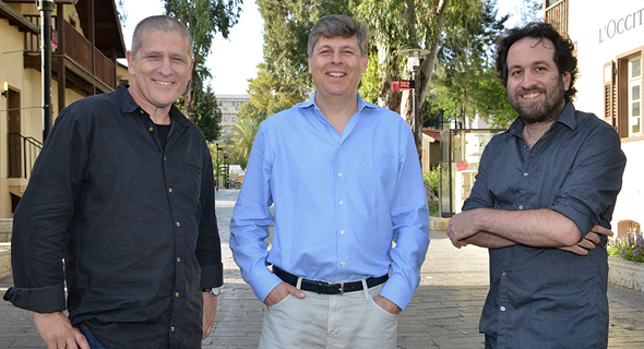 The Allen Institute's Israel team: Ron Yachini (left), Oren Etzioni, and Yoav Goldberg. Photo: PR The Allen Institute's Israel team: Ron Yachini (left), Oren Etzioni, and Yoav Goldberg. Photo: PR