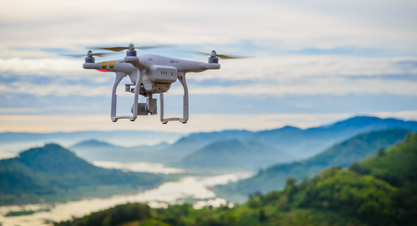 A DJI-made drone. Photo: Shutterstock