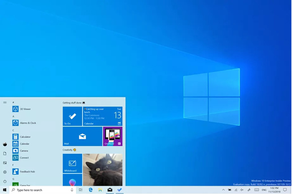 מערכת ההפעלה ווינדוס 10, צפויה לעדכון משמעותי בקרוב, צילום: Microsoft