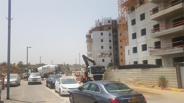 בנייה באתר של חברת שרבט בכפר יונה בנייה באתר של חברת שרבט בכפר יונה