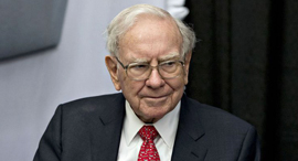 וורן באפט מכרז ארוחת צהרים, צילום: בלומברג