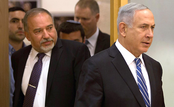 בנימין נתניהו ואביגדור ליברמן בנימין נתניהו ואביגדור ליברמן