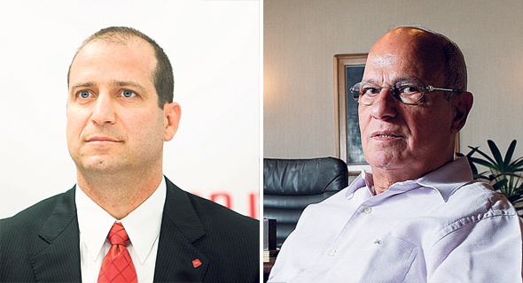 מימין: שלמה אליהו בעל חברת הביטוח מגדל והמנכ"ל החדש רן עוז מימין: שלמה אליהו בעל חברת הביטוח מגדל והמנכ"ל החדש רן עוז