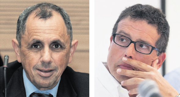 מימין: יהודה בר און מנכ"ל חברת נתע רם בלינקוב הממונה על התקציבים באוצר מימין: יהודה בר און מנכ"ל חברת נתע רם בלינקוב הממונה על התקציבים באוצר