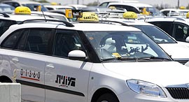 A Gett taxi. Photo: Eran Lam