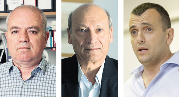 מימין: מנכ"ל משרד האוצר שי באב"ד, פרופ' אבי בן בסט ופרופ' מומי דהן מימין: מנכ"ל משרד האוצר שי באב"ד, פרופ' אבי בן בסט ופרופ' מומי דהן