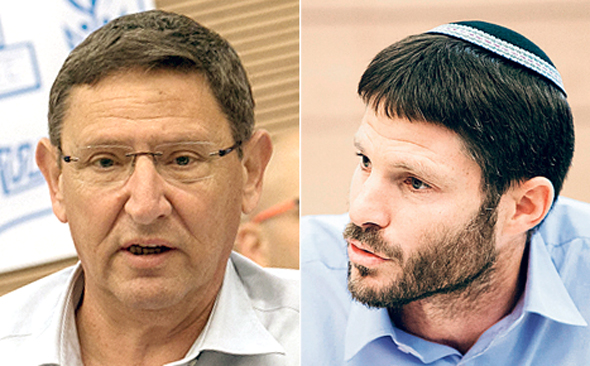 מימין: בצלאל סמוטריץ' ואודי אדם מימין: בצלאל סמוטריץ' ואודי אדם