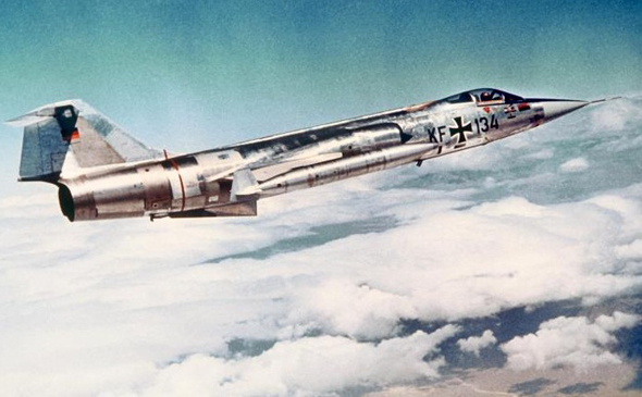 מטוס F104 של חיל האוויר המערב גרמני מטוס F104 של חיל האוויר המערב גרמני