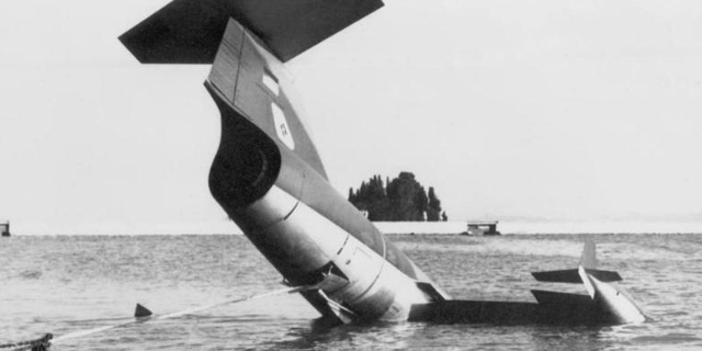 מטוס F104 שננטש והתרסק מטוס F104 שננטש והתרסק