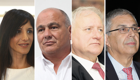 מימין: ציון קינן יאיר סרוסי, דני דנקנר ואפרת פלד מימין: ציון קינן יאיר סרוסי, דני דנקנר ואפרת פלד