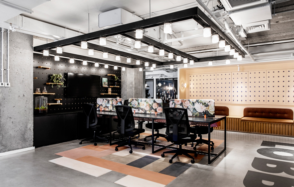 NYX's coworking space ROOMS. Photo: Itay Benit NYX's coworking space ROOMS. Photo: Itay Benit