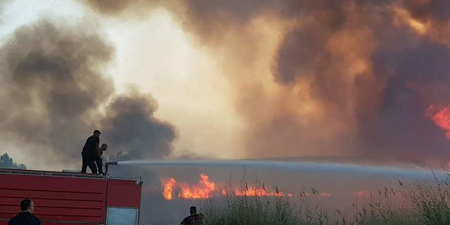 השריפה בכניסה לירושלים השריפה בכניסה לירושלים