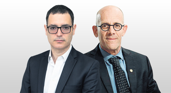 מימין: מנכ"ל שערי צדק פרופ' עופר מרין ומנכ"ל משרד הבריאות משה בר סימן טוב מימין: מנכ"ל שערי צדק פרופ' עופר מרין ומנכ"ל משרד הבריאות משה בר סימן טוב