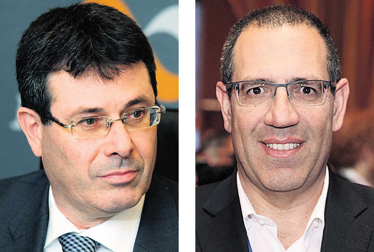 מימין: ראש החטיבה העסקית בבנק לאומי שמוליק ארבל ומנכ"ל מזרחי אלדד פרשר מימין: ראש החטיבה העסקית בבנק לאומי שמוליק ארבל ומנכ"ל מזרחי אלדד פרשר