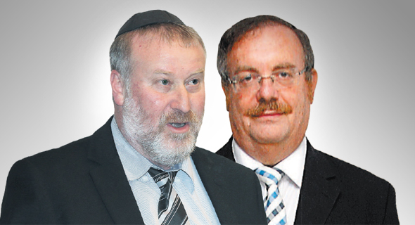 מימין: נציב שירות המדינה דניאל הרשקוביץ והיועץ המשפטי לממשלה אביחי מנדלבליט, צילום: יריב כץ, גיל נחושתן