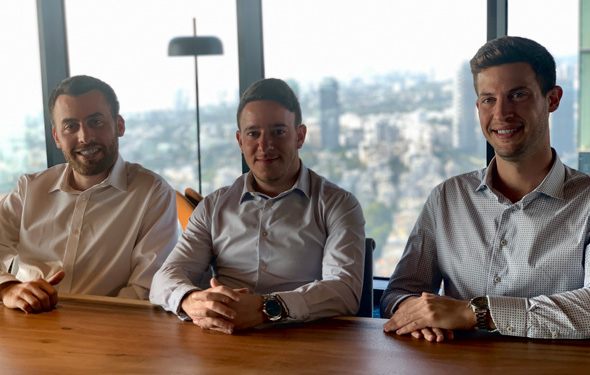Cervello founders Shaked Kafzan (left), Nadav Avidan, and Roie Onn. Photo: Cervello