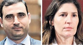 מימין: אורנה אנג'ל, בת זוגו לשעבר של שרון בר, ממנה קיבל את מניות ויטלה; ואמיר דיין, מבעלי השליטה בחברת איי.די.או מימין: אורנה אנג'ל, בת זוגו לשעבר של שרון בר, ממנה קיבל את מניות ויטלה; ואמיר דיין, מבעלי השליטה בחברת איי.די.או