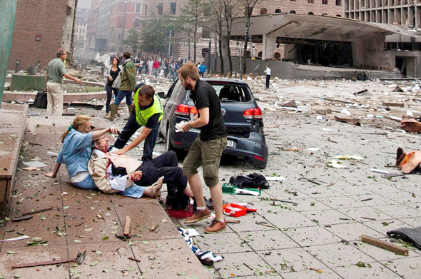 Terror attack in Norway, 2011. Photo: KKT Terror attack in Norway, 2011. Photo: KKT
