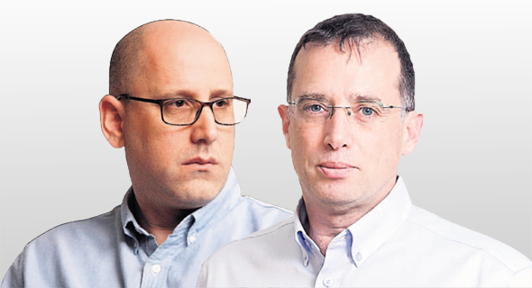 מנכ"ל פלאפון רן גוראון ומנכ"ל סלקום ניר שטרן מנכ"ל פלאפון רן גוראון ומנכ"ל סלקום ניר שטרן