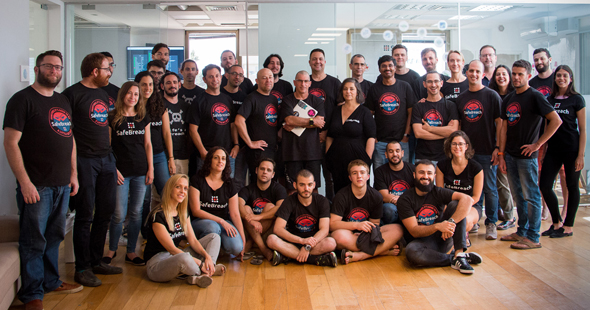 SafeBreach's Team in ISrael. Photo: Omri Shafran SafeBreach's Team in ISrael. Photo: Omri Shafran