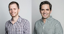 נתי דוידי ואורי אלטר, מייסדי סייברה, צילום: אפרת קופר