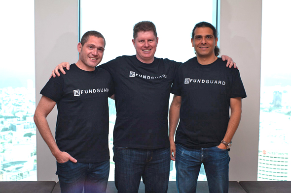 FundGuard co-founders Uri Katz, Lior Yogev, and Yaniv Zecharya. Photo: FundGuard