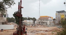 קרקע בפרויקט יונייטד שרונה בתל אביב , צילום: אוראל כהן קרקע בפרויקט יונייטד שרונה בתל אביב , צילום: אוראל כהן