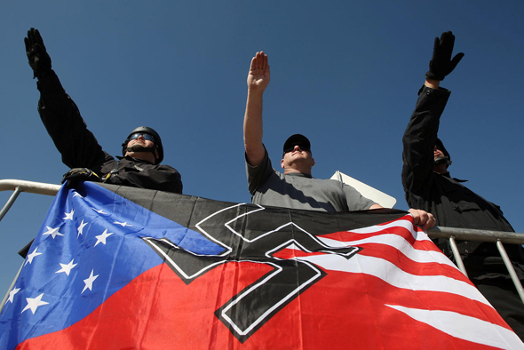 Neo-Nazis. Photo: AFP