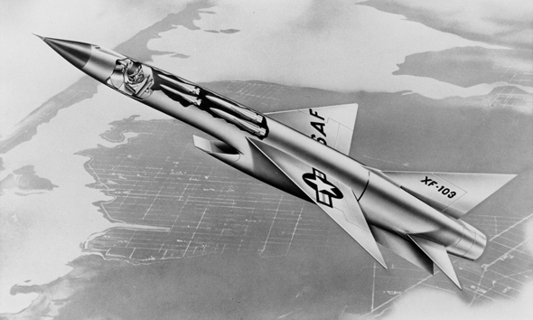 ה-XF103 באוויר ה-XF103 באוויר