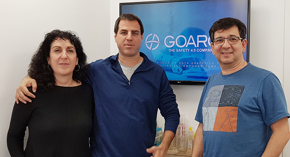 Los fundadores de GOARC, Hani Gur-Arie (izquierda), Dror Barak, Haim Srur. Foto: PR