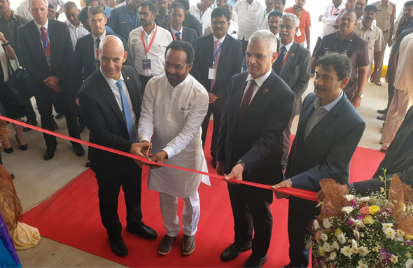 Inauguration of the new facility in Hyderabad. Photo: Rafael Inauguration of the new facility in Hyderabad. Photo: Rafael