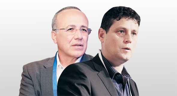 גיל סטאל מנכ"ל אנטרופי ומשה ברקת הממונה על שוק ההון גיל סטאל מנכ"ל אנטרופי ומשה ברקת הממונה על שוק ההון