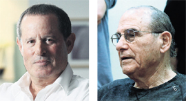 מימין: גד זאבי ומאיר שמיר. עדיין חזק במרוץ מימין: גד זאבי ומאיר שמיר. עדיין חזק במרוץ