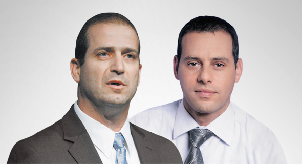מימין: ממלא מקום מנכ"ל הפניקס אייל מן סימון ומנכ"ל מגדל רן עוז מימין: ממלא מקום מנכ"ל הפניקס אייל מן סימון ומנכ"ל מגדל רן עוז
