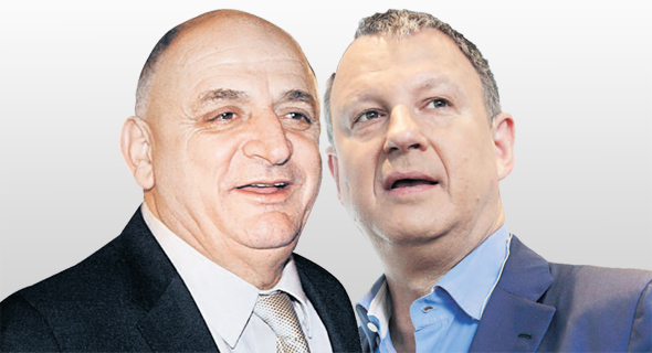 מימין: מייסד ויו"ר קרן JVP אראל מרגלית והבעלים של אלעד מגורים יצחק תשובה מימין: מייסד ויו"ר קרן JVP אראל מרגלית והבעלים של אלעד מגורים יצחק תשובה