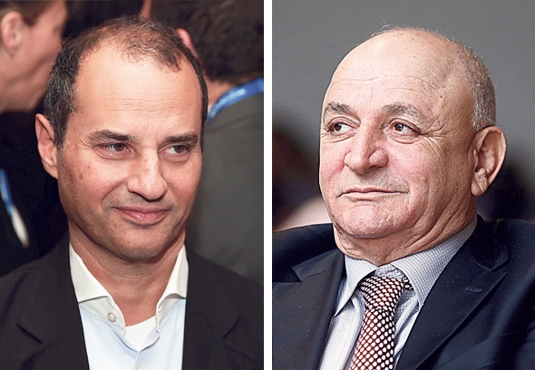 מימין: יצחק תשובה ויקיר גבאי מימין: יצחק תשובה ויקיר גבאי