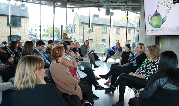 Women in tech meetup in London. Photo: Orel Cohen Women in tech meetup in London. Photo: Orel Cohen