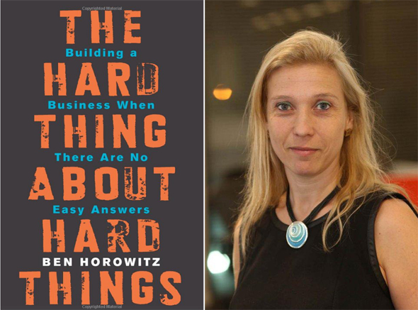 Left: The Hard Thing About Hard Things. Right: Ornit Shinar. Photo: PR Left: The Hard Thing About Hard Things. Right: Ornit Shinar. Photo: PR
