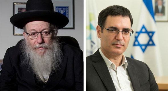 מימין: מנכ"ל משרד הבריאות משה בר סימן טוב ושר הבריאות יעקב ליצמן מימין: מנכ"ל משרד הבריאות משה בר סימן טוב ושר הבריאות יעקב ליצמן