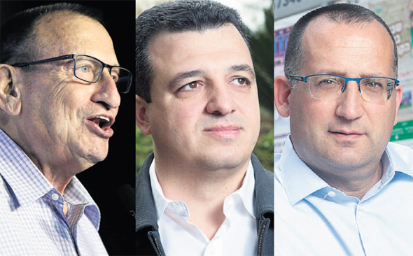 מימין: קוניק, שאמה וחולדאי. קווי מדיניות עצמאיים מימין: קוניק, שאמה וחולדאי. קווי מדיניות עצמאיים