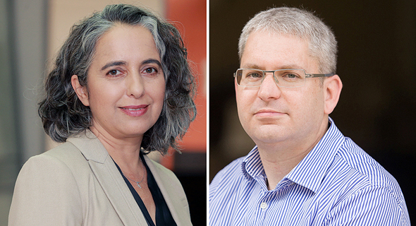 מימין: המשנה ליועץ המשפטי לממשלה מאיר לוין ויו"ר רשות ני"ע ענת גואטה מימין: המשנה ליועץ המשפטי לממשלה מאיר לוין ויו"ר רשות ני"ע ענת גואטה